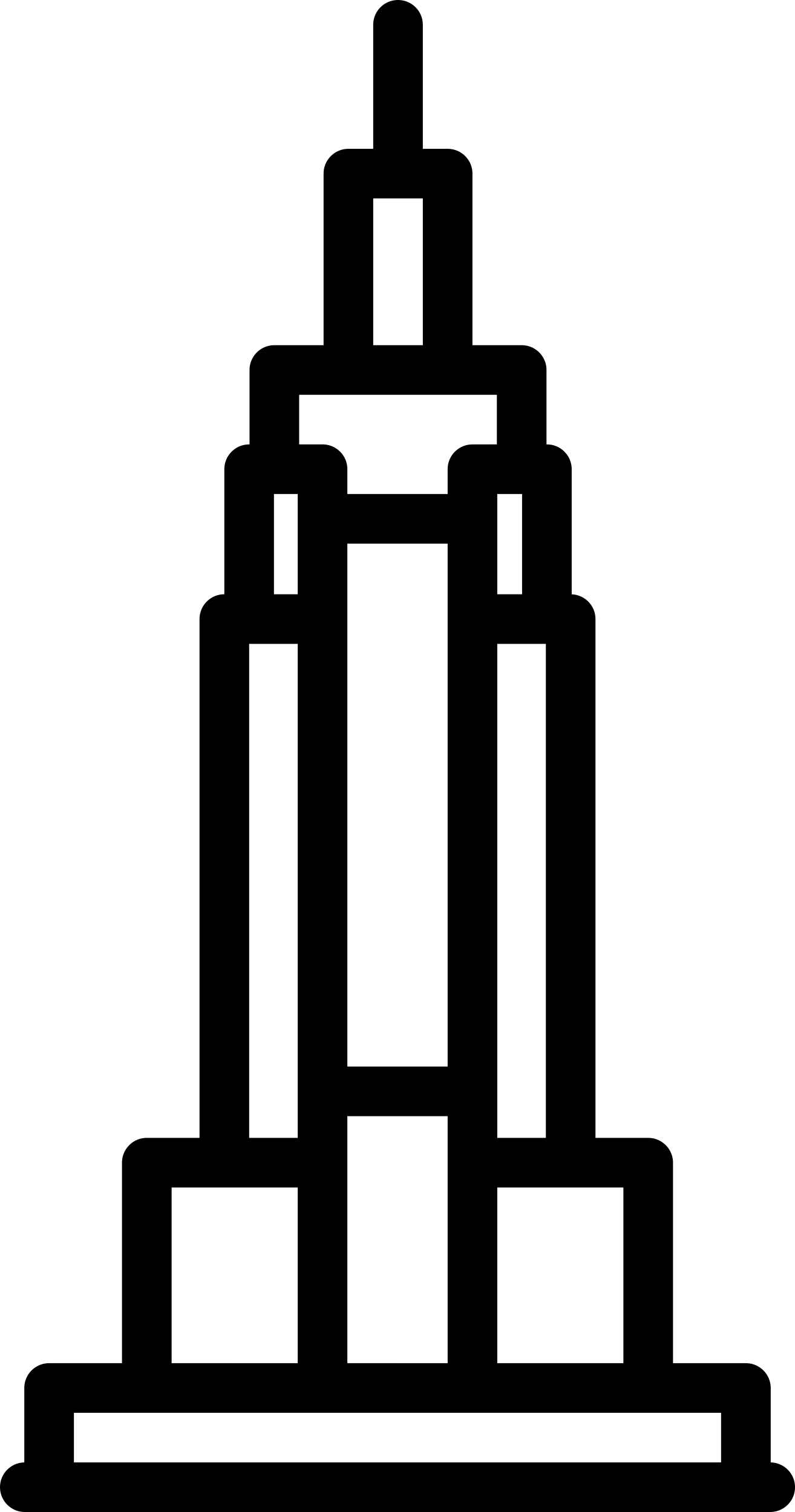 Empire State Building Svg Line Art Free Vectors